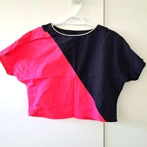 80s retro crop top